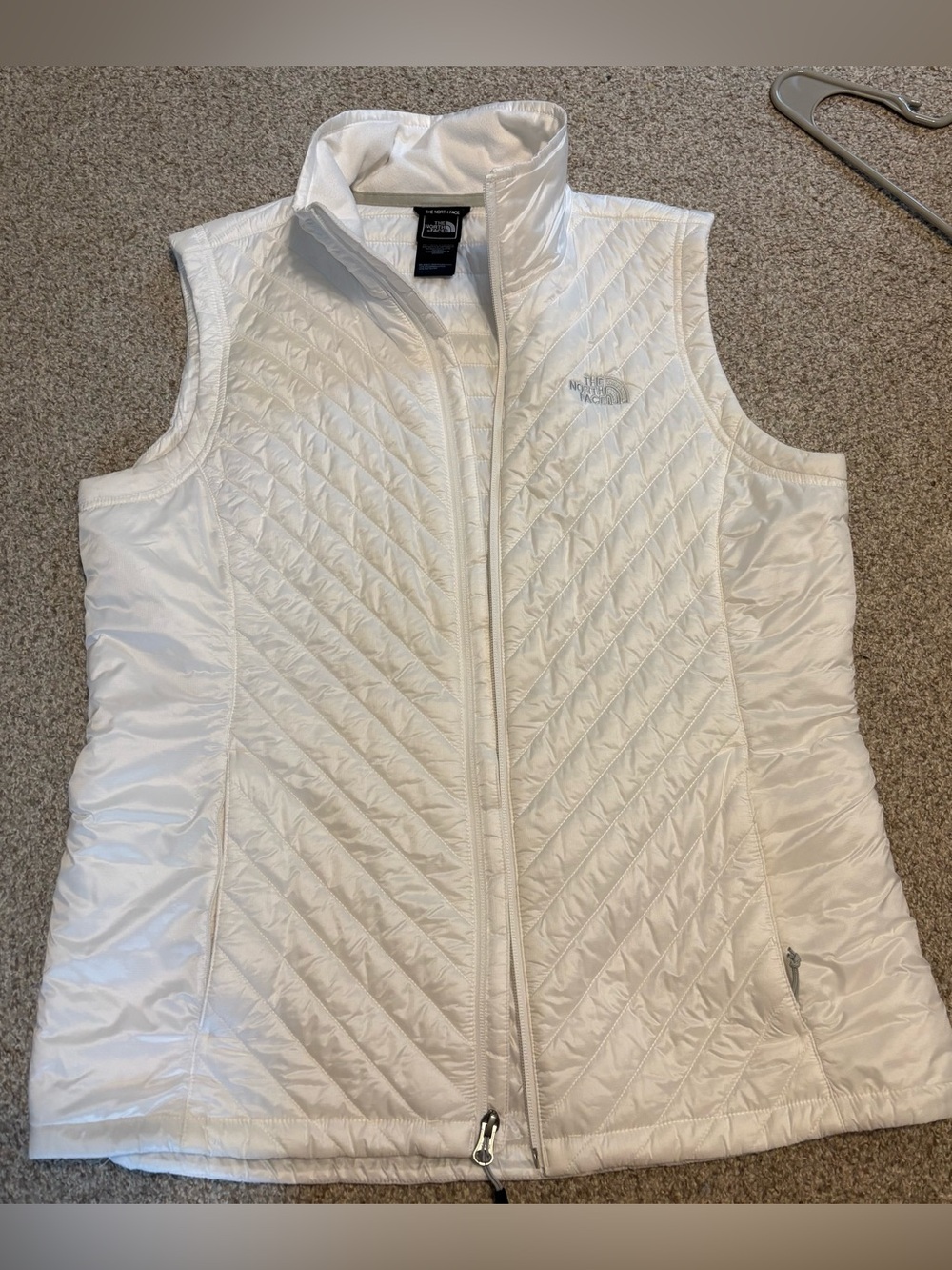 White North Face ThermoBall insulated puffer vest